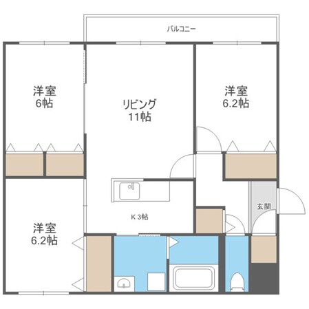 RJ auroraの物件間取画像